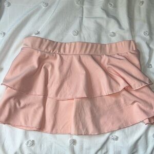Ultra Mini Pink Flowy Skirt